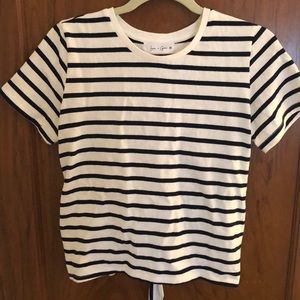 Luca and Grae Navy and White t-shirt